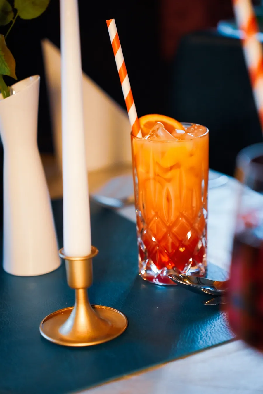 Aperitivo bei Kerzenlicht
